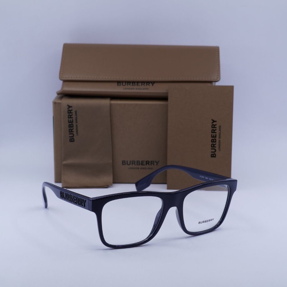 Burberry BE2353 3961 Square Eyeglasses 55mm - Blue